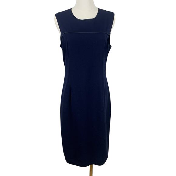 Ava & Aiden Dresses & Skirts - Ava & Aiden Navy Blue Sleeveless Sheath Dress Size 8